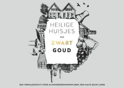 Heilige huisjes van zwart goud